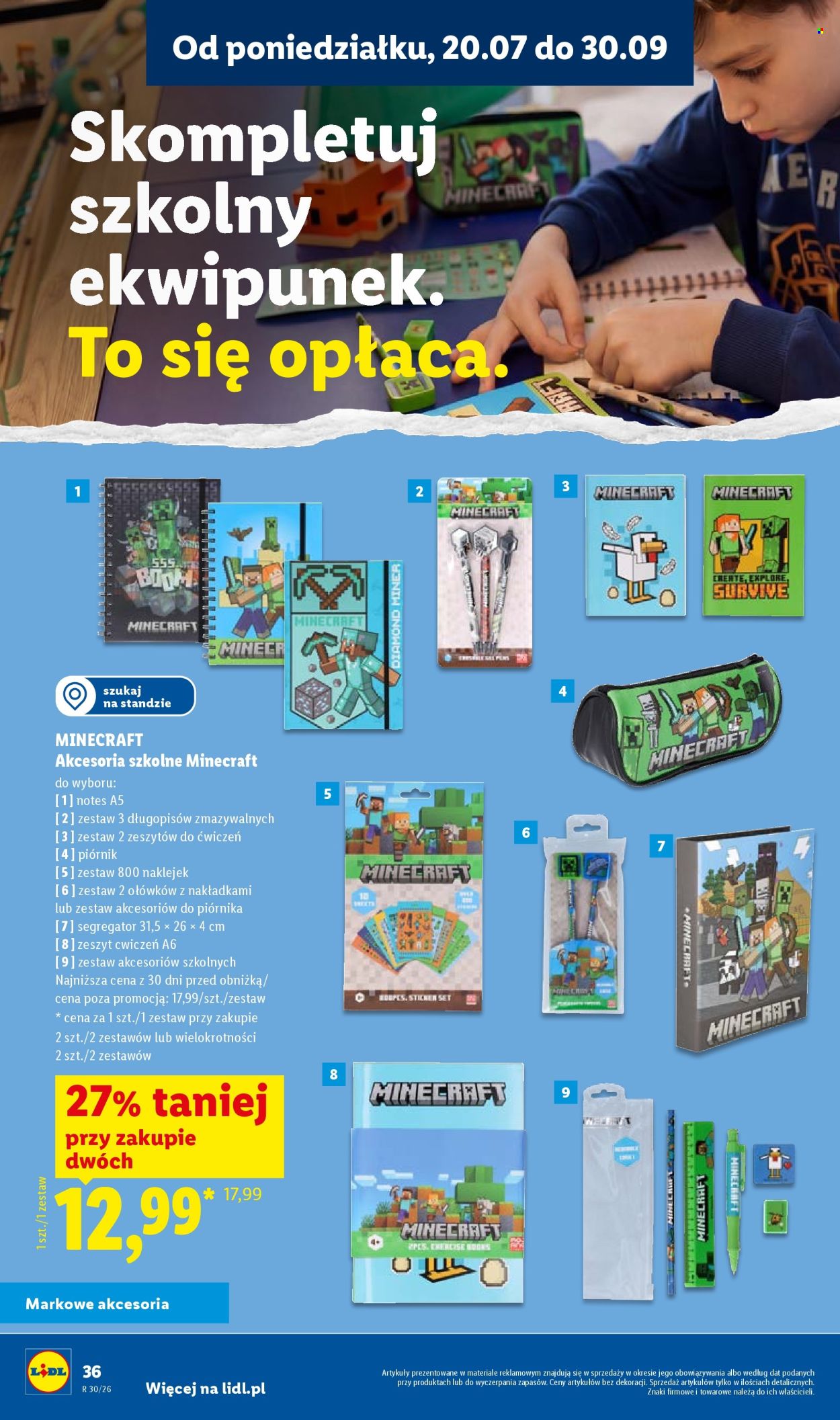 Leták Lidl. Strana 36