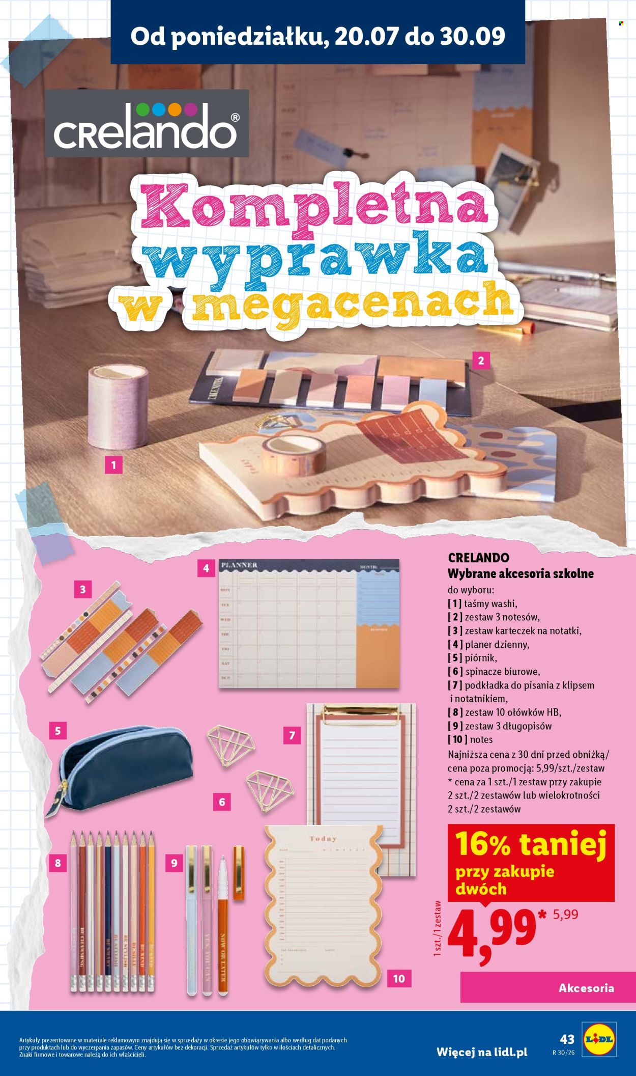 Leták Lidl. Strana 43