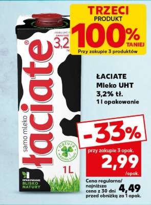 ŁACIATE Mleko UHT 3,2% tł.