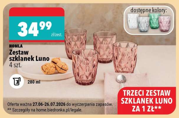 Zestaw szklanek Luno