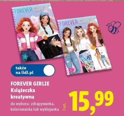 FOREVER GIRLIE Książeczka kreatywna