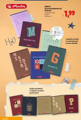 Herlitz Zeszyt przedmiotowy A5, 60 kartek