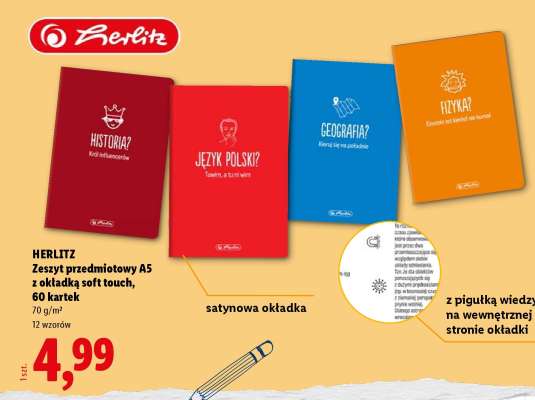HERLITZ Zeszyt przedmiotowy A5