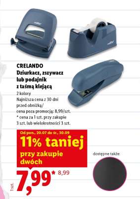 CRELANDO Dziurkacz, zszywacz lub podajnik z taśmą klejącą
