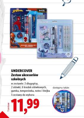 UNDERCOVER Zestaw akcesoriów szkolnych