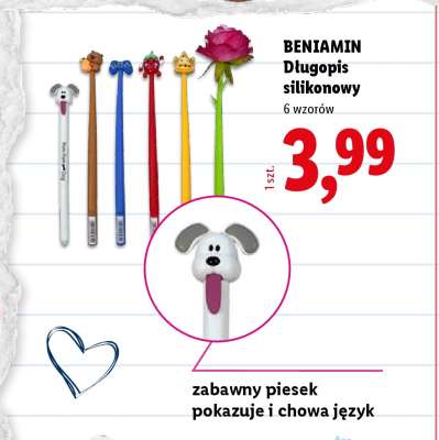 BENIAMIN Długopis silikonowy