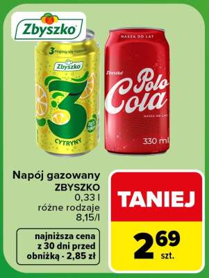 Napój gazowany Zbyszko