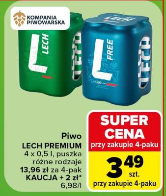 Piwo LECH PREMIUM