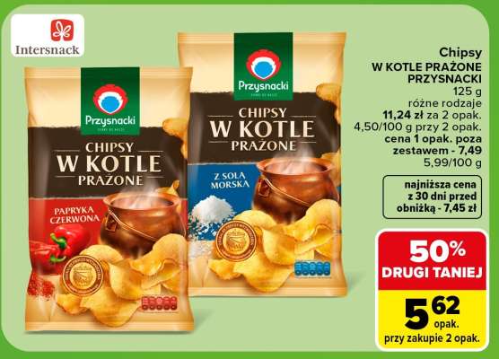 Chipsy W KOTLE PRAŻONE PRZYSNACKI