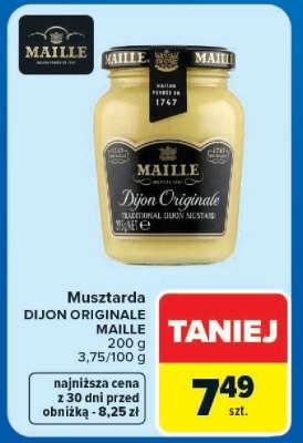 Musztarda DIJON ORIGINALE MAILLE