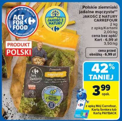 Polskie ziemniaki jadalne mączyste