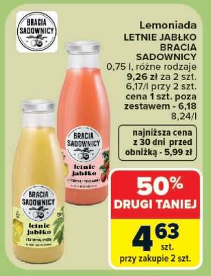 Lemoniada Letnie Jabłko Bracia Sadownicy