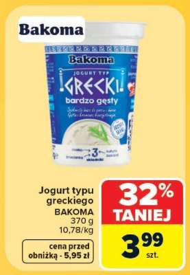 Jogurt typu greckiego**