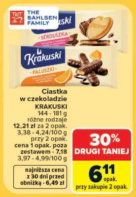 Ciastka w czekoladzie Krakuski