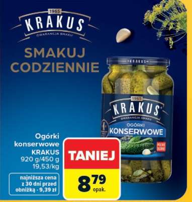 Ogórki konserwowe Krakus
