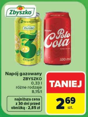 Napój gazowany Zbyszko
