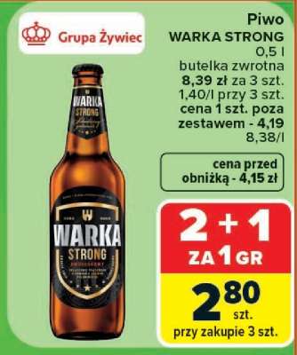 Piwo WARKA STRONG