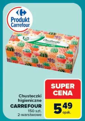 Chusteczki higieniczne Carrefour