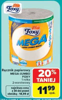 Ręcznik papierowy MEGA-JUMBO FOXY