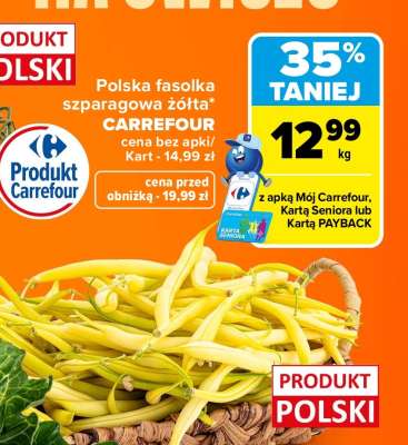 Polska fasolka szparagowa żółta