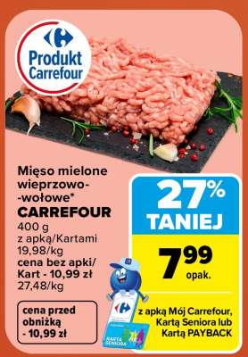Mięso mielone wieprzowo-wołowe Carrefour