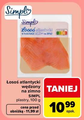Łosoś atlantycki wędzony na zimno