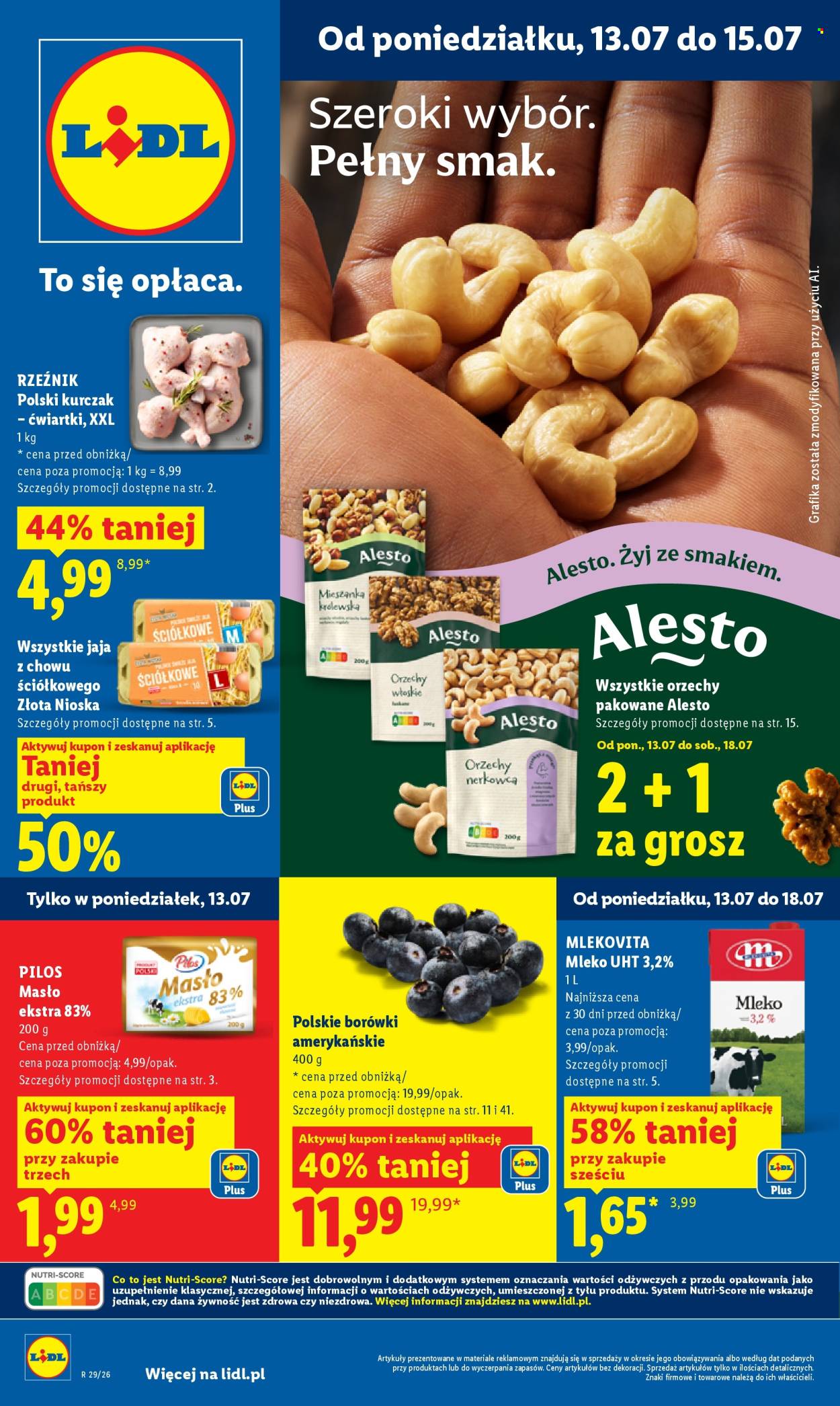 Leták Lidl - 13.7.2026 - 15.7.2026. Strana 1