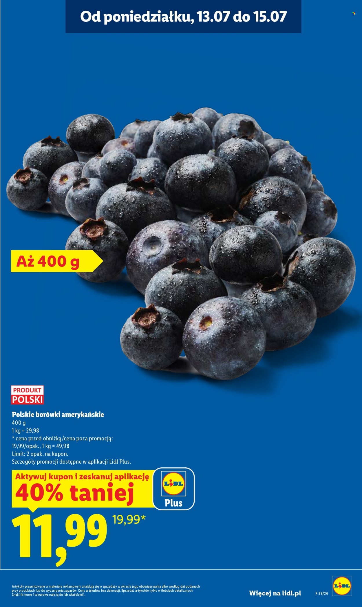 Leták Lidl - 13.7.2026 - 15.7.2026. Strana 11