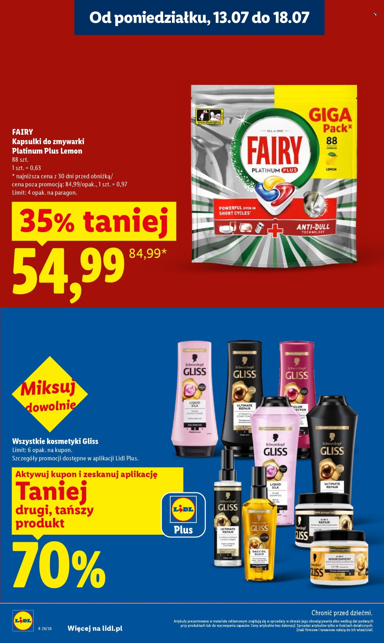 Leták Lidl - 13.7.2026 - 15.7.2026. Strana 18