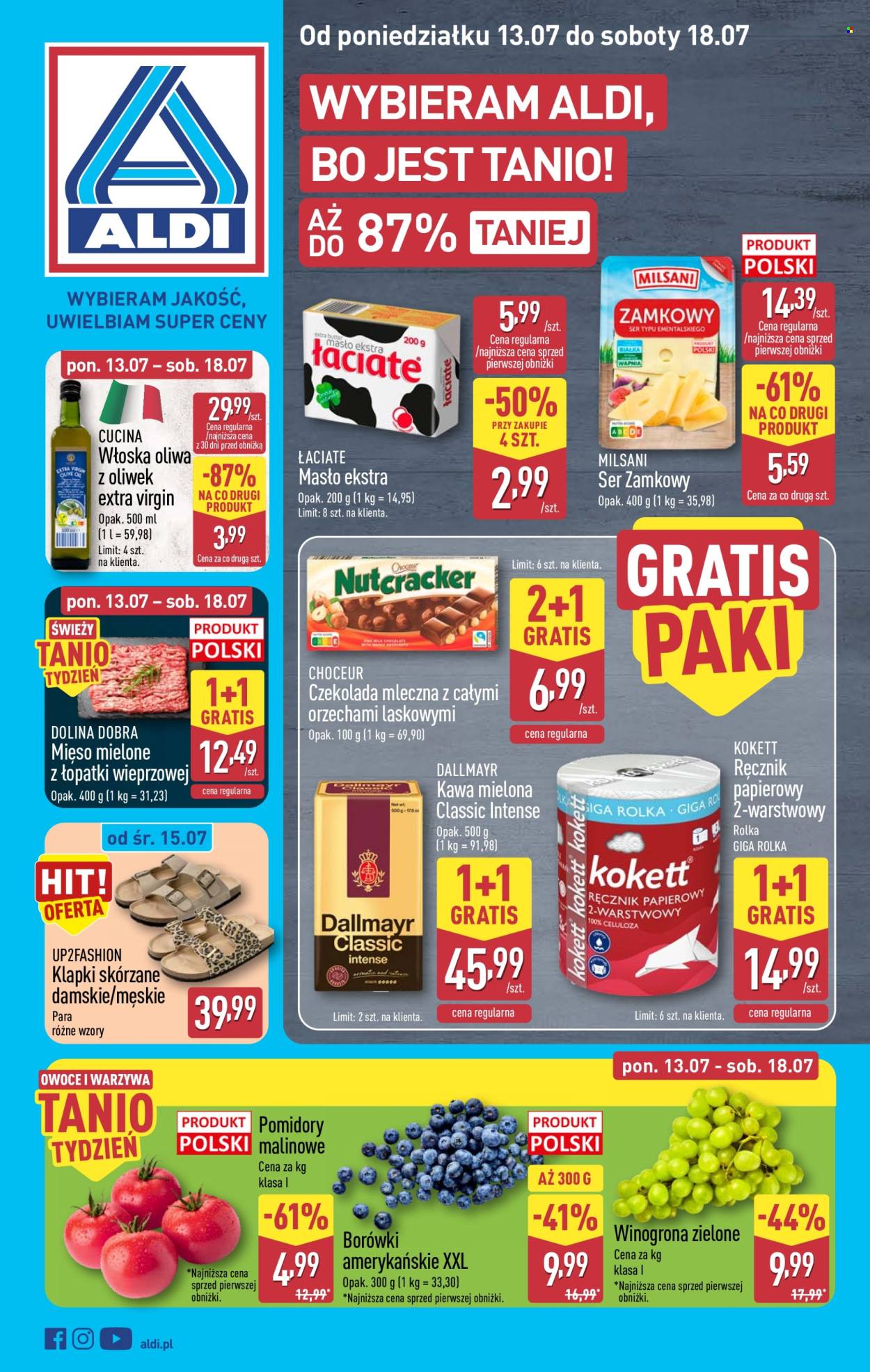 Leták ALDI - 13.7.2026 - 18.7.2026. Strana 1
