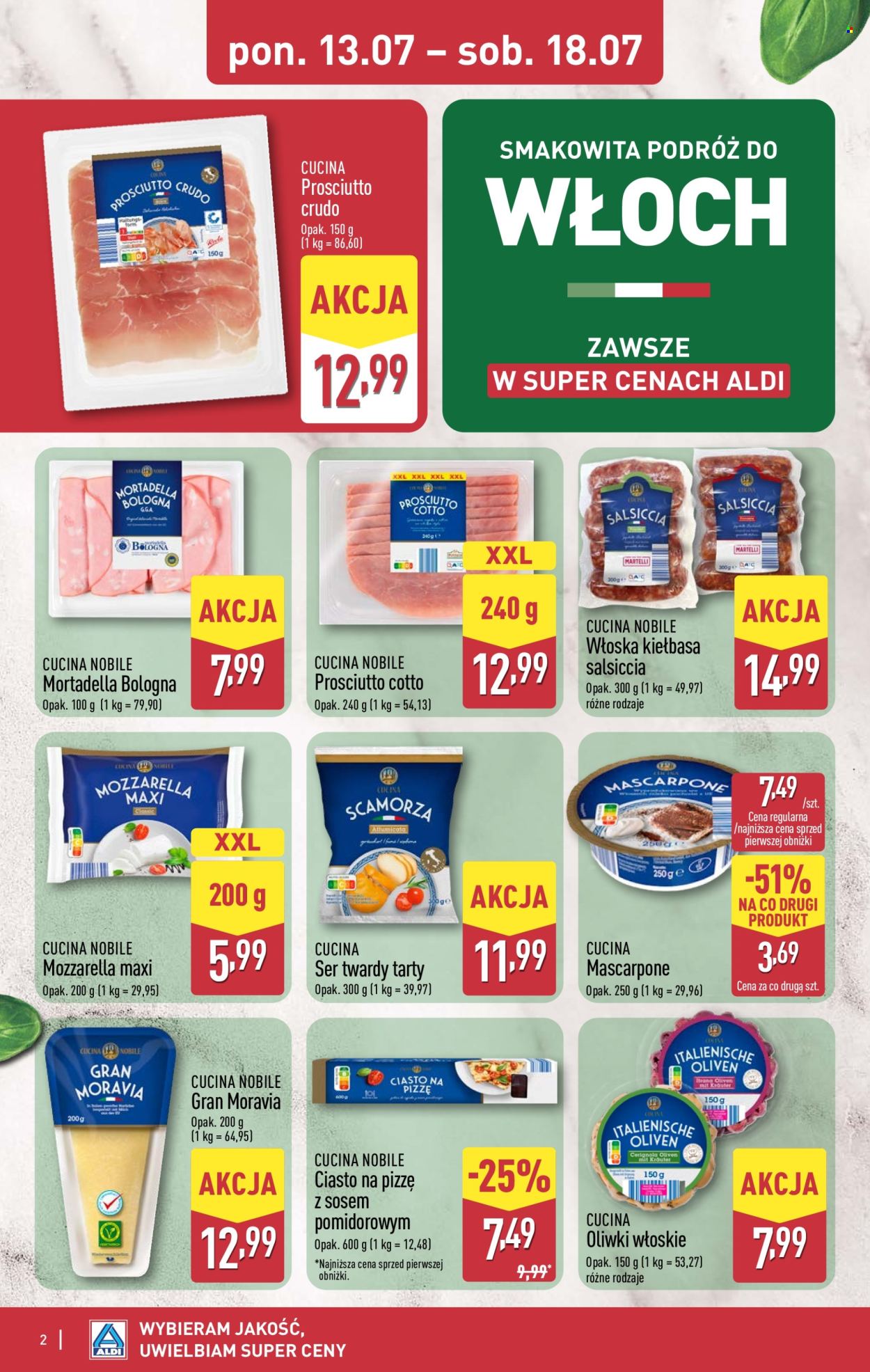Leták ALDI - 13.7.2026 - 18.7.2026. Strana 2