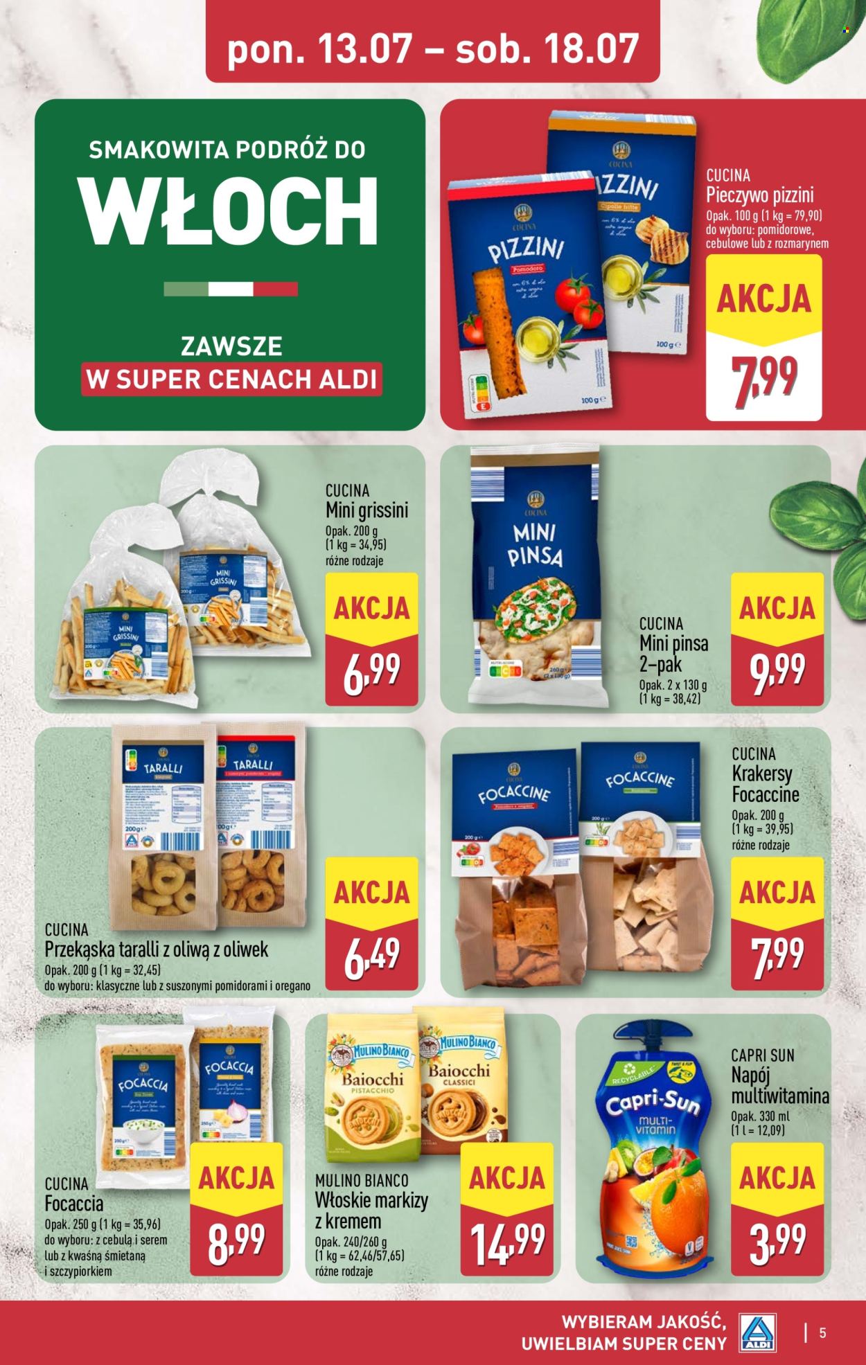 Leták ALDI - 13.7.2026 - 18.7.2026. Strana 5