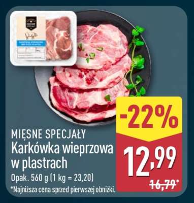 Karkówka wieprzowa w plastrach
