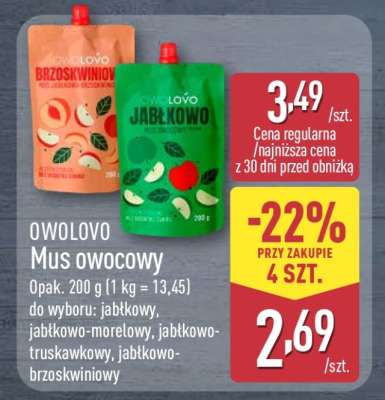 OWOLOVO Mus owocowy