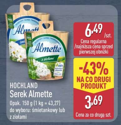HOCHLAND Serek Almette
