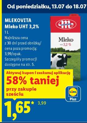 Mlekovita Mleko UHT 3,2%