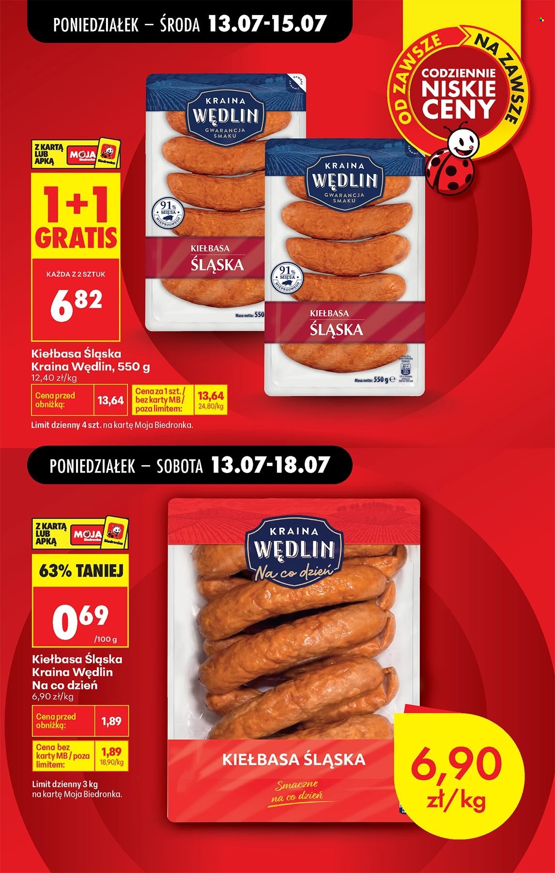 Leták Biedronka - 13.7.2026 - 18.7.2026. Strana 7