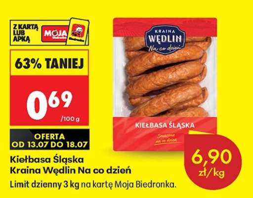 Kiełbasa śląska Kraina Wędlin Na co dzień