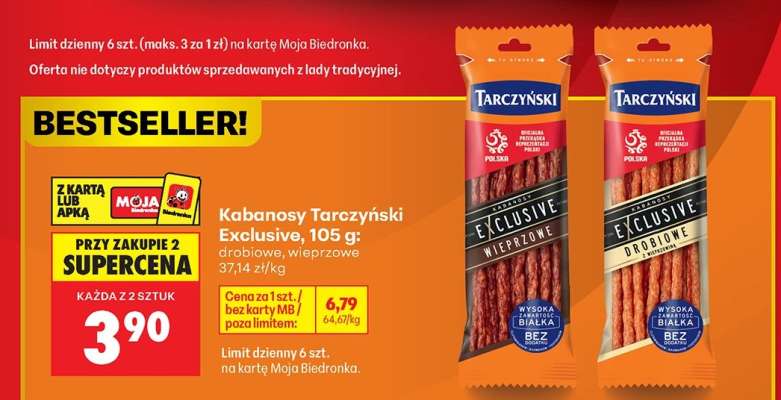 Kabanosy Tarczyński Exclusive 105 g