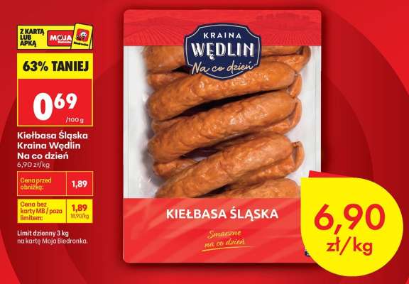 Kiełbasa śląska Kraina Wędlin Na co dzień