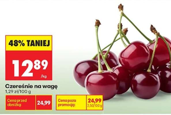 Czereśnie na wagę