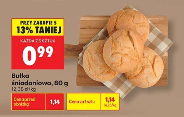 bułka śniadaniowa 80 g