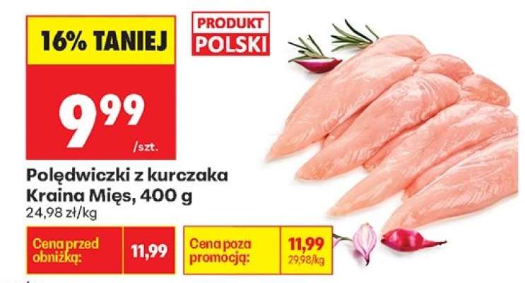 Polędwiczki z kurczaka Kraina Mies 400 g