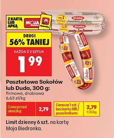 Pasztetowa Sokołów lub Duda, 300 g