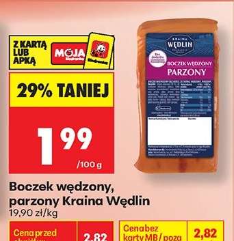 Boczek wędzony, parzony Kraina Wędlin