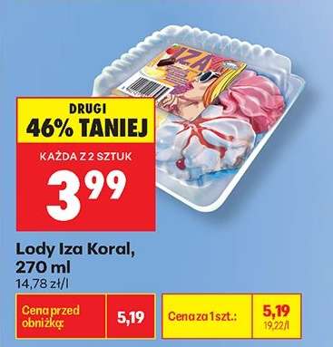 Lody Iza Koral, 270 ml