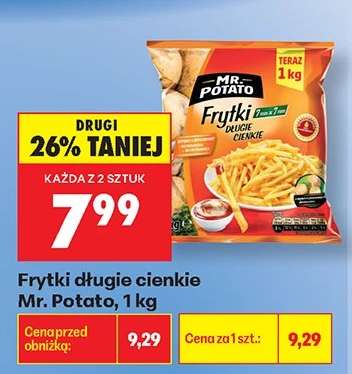 Frytki długie cienkie Mr. Potato 1 kg