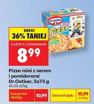Pizza mini z serem i pomidorami Dr.Oetker 3x73 g