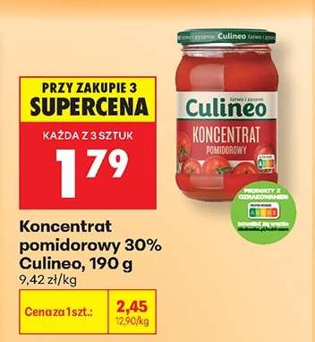 Koncentrat pomidorowy 30% Culineo, 190 g