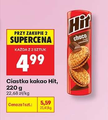 Ciastka kakao Hit, 220 g
